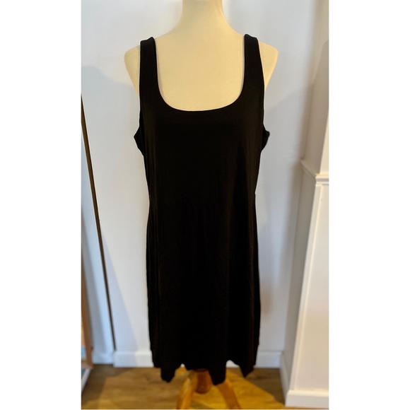 NWT Black Old Navy A-Line Midi Dress - XL - Picture 2 of 10